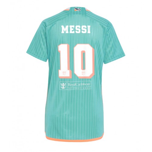 Fotbalové Dres Inter Miami Lionel Messi #10 Dámské Alternativní 2024-25 Krátký Rukáv